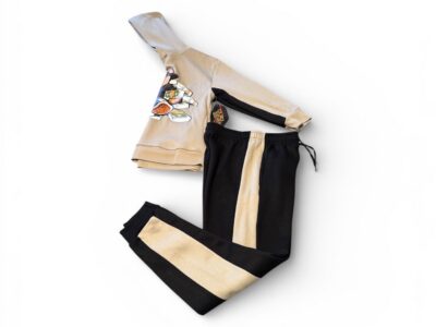 BOYS 2 PIECES HOODED JOGGER PANTS SETS