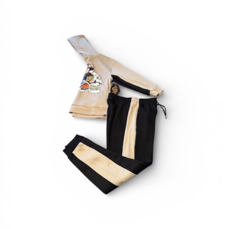 BOYS 2 PIECES HOODED JOGGER PANTS SETS