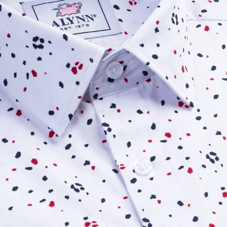 Carter Untuckable Classic Fit White Dress Shirt by Alynn