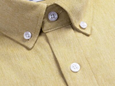 Caden Casual Untuckable Slim Fit Dress Shirt Mustard Alynn