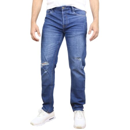 Men's Stretch Ripped Jeans