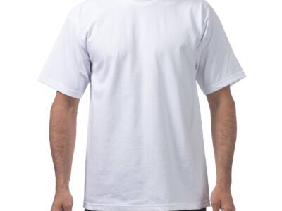 White Crew Neck Short Sleeve Cotton Tees