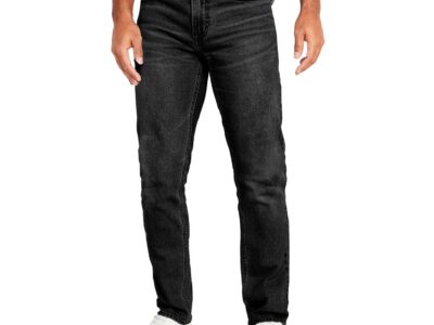 Mens Flex Stretch Slim Straight Jeans Classic Denim Menswear