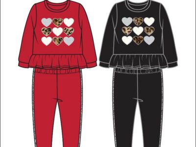 GIRLS 2 PIECES PROMO PLEECE SETS