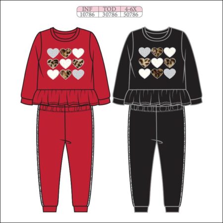 GIRLS 2 PIECES PROMO PLEECE SETS