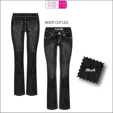 Girls Denim jeans Boot Cut