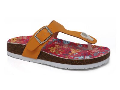 YOKI Girls Print Thong Sandals With Buckle Slip On Flip Flop