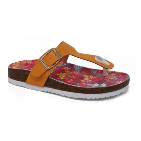YOKI Girls Print Thong Sandals With Buckle Slip On Flip Flop