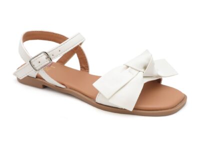 SALE YOKI PAMELA-12Y Girls Faux Leather Bow Upper Sandal