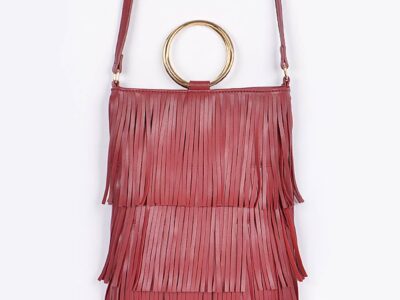 Tassel Drape Clutch