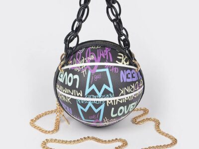 Graffiti Basketball Chain Bag